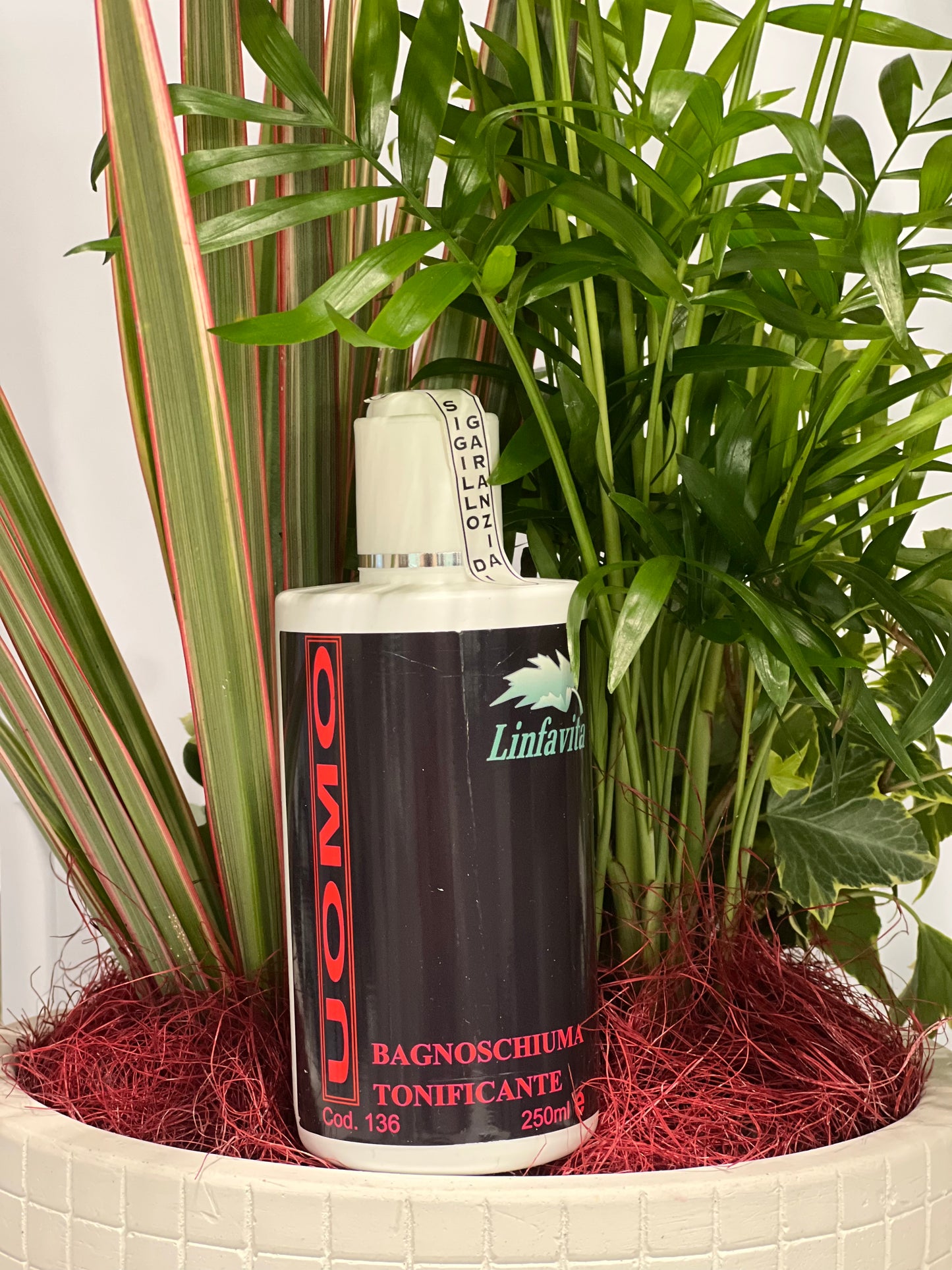 Bagnoschiuma per uomo tonificante